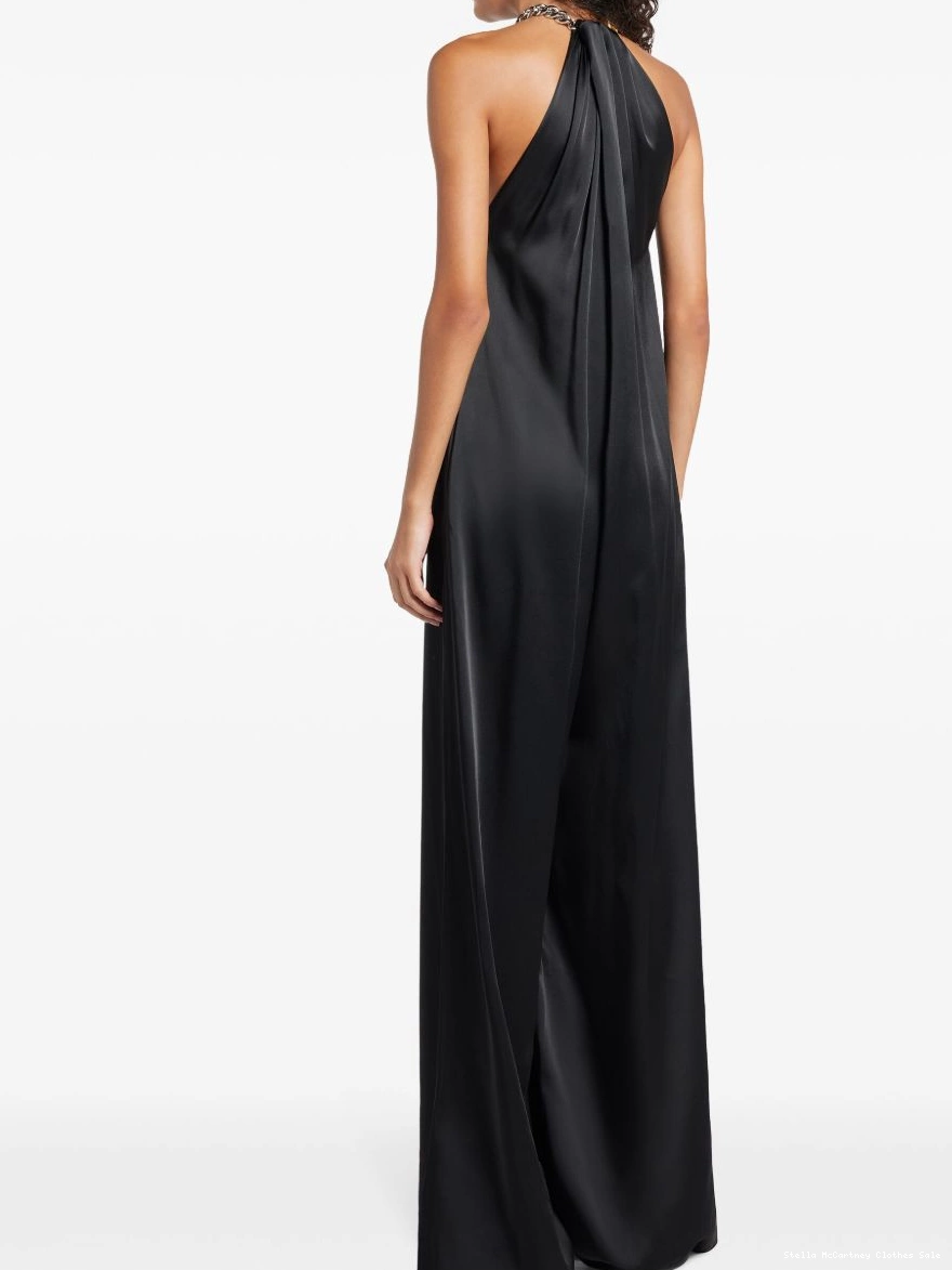 Cheap satin Stella halterneck McCartney Women chain jumpsuit 0324